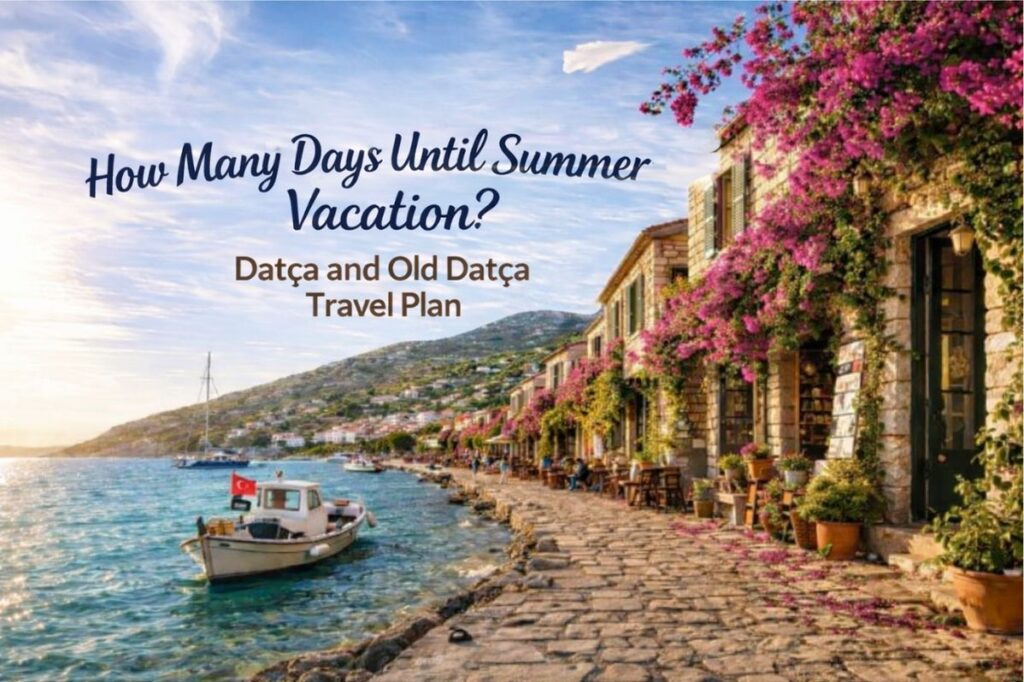How Many Days Until Summer Vacation? A Travel Itinerary for Datça and Old Datça in Summer